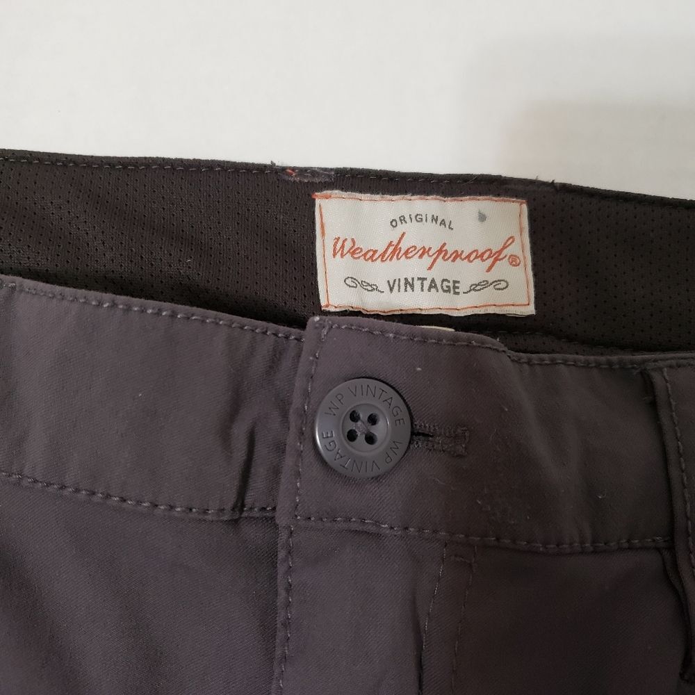 Weatherproof straight fit spandex pants Men's 36x30 gray - Picture 4 of 8